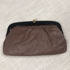 Vintage Miller and Rhoads Leather Clutch